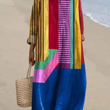 Esma™| Vestido estampado brisa de verano