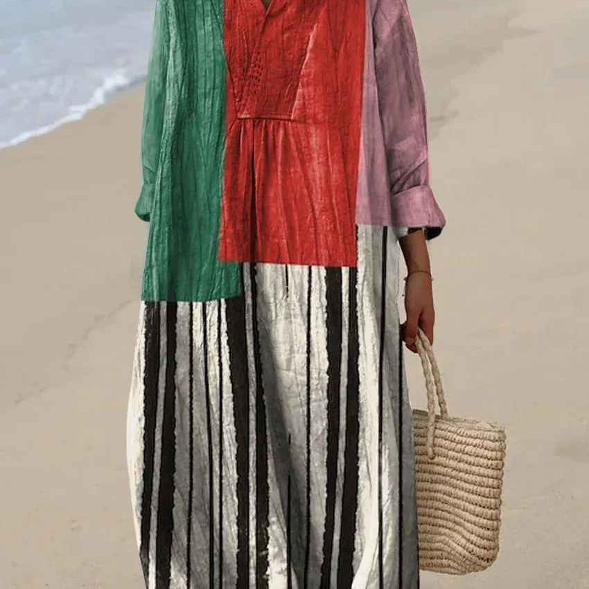 Esma™| Vestido estampado brisa de verano