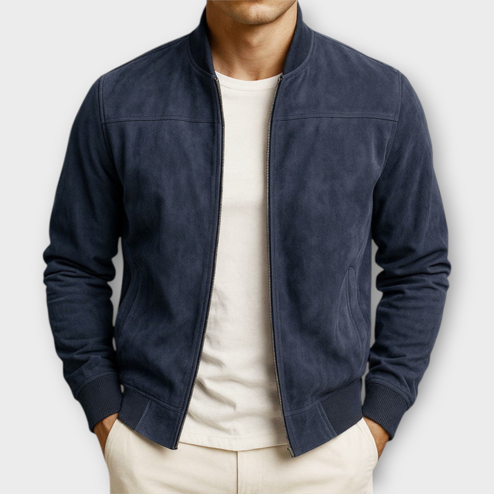 Alessandro™| Bomber in camoscio