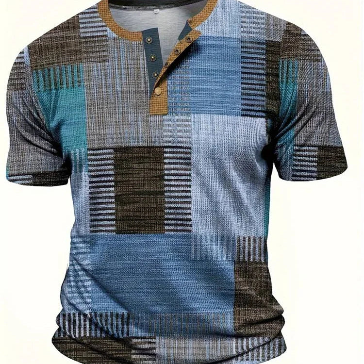 Rio™| Camisa patchwork de manga corta