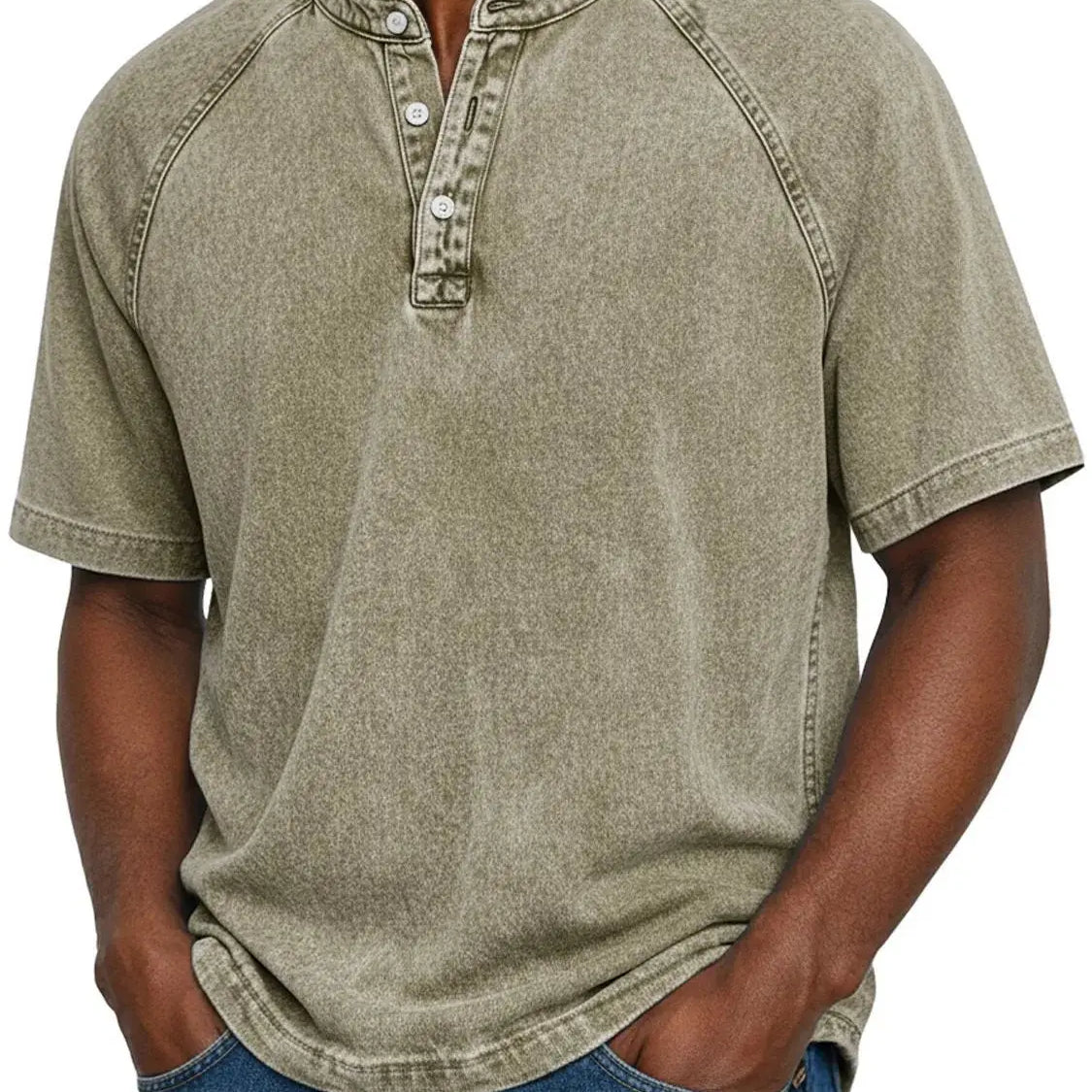 Álvaro™| Camisa vintage de hombre con botones
