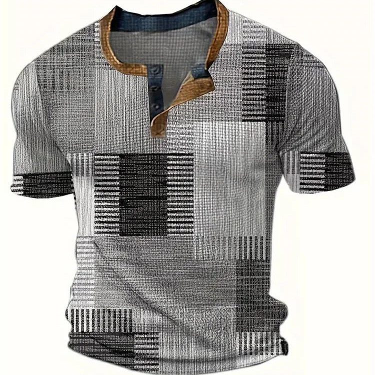 Rio™| Camisa patchwork de manga corta