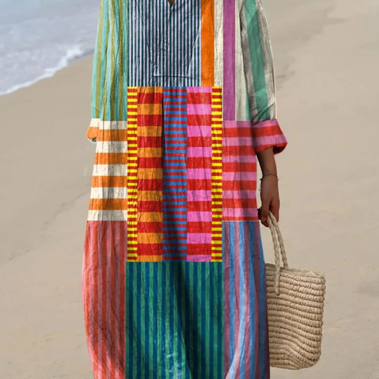 Esma™| Vestido estampado brisa de verano