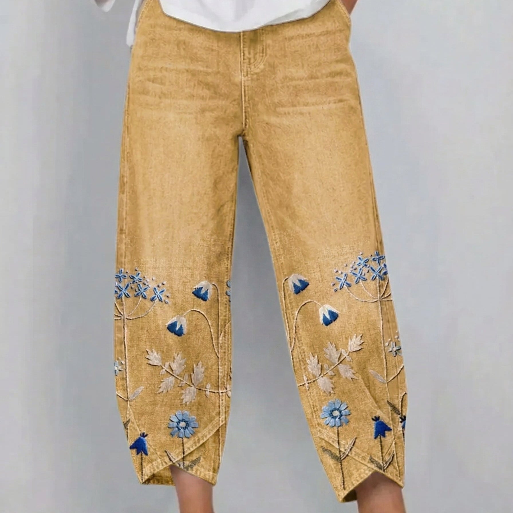 Alejandra™| Pantalones bordados elegantes casuales