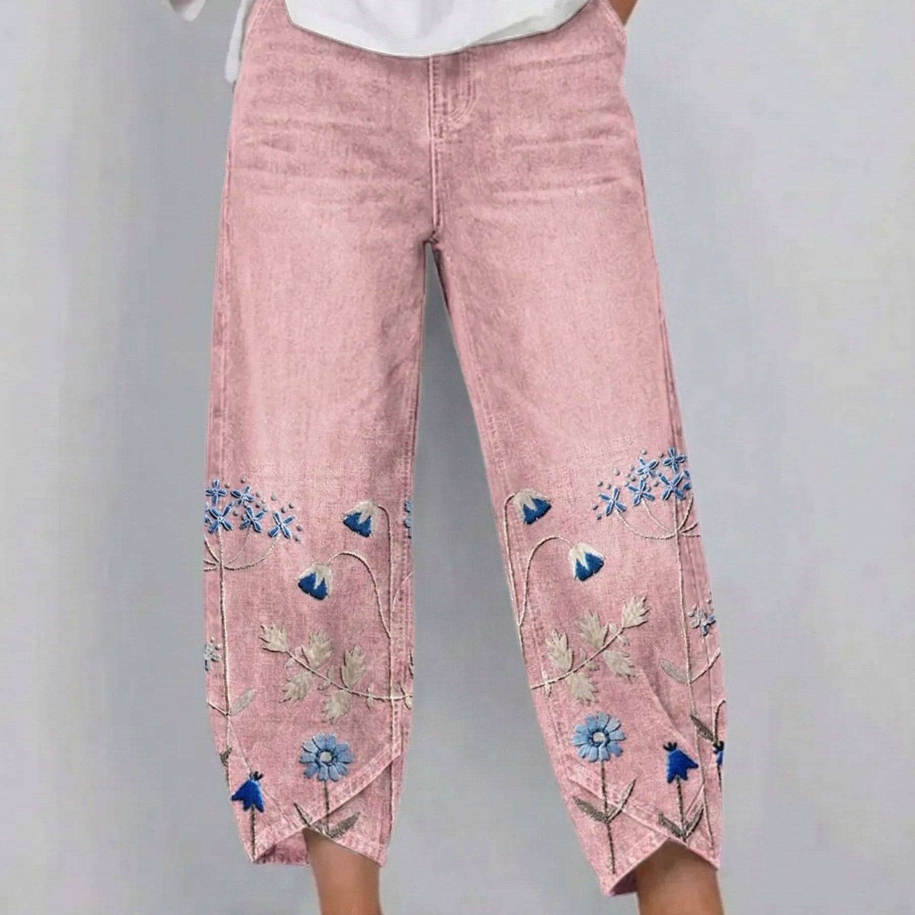 Alejandra™| Pantalones bordados elegantes casuales