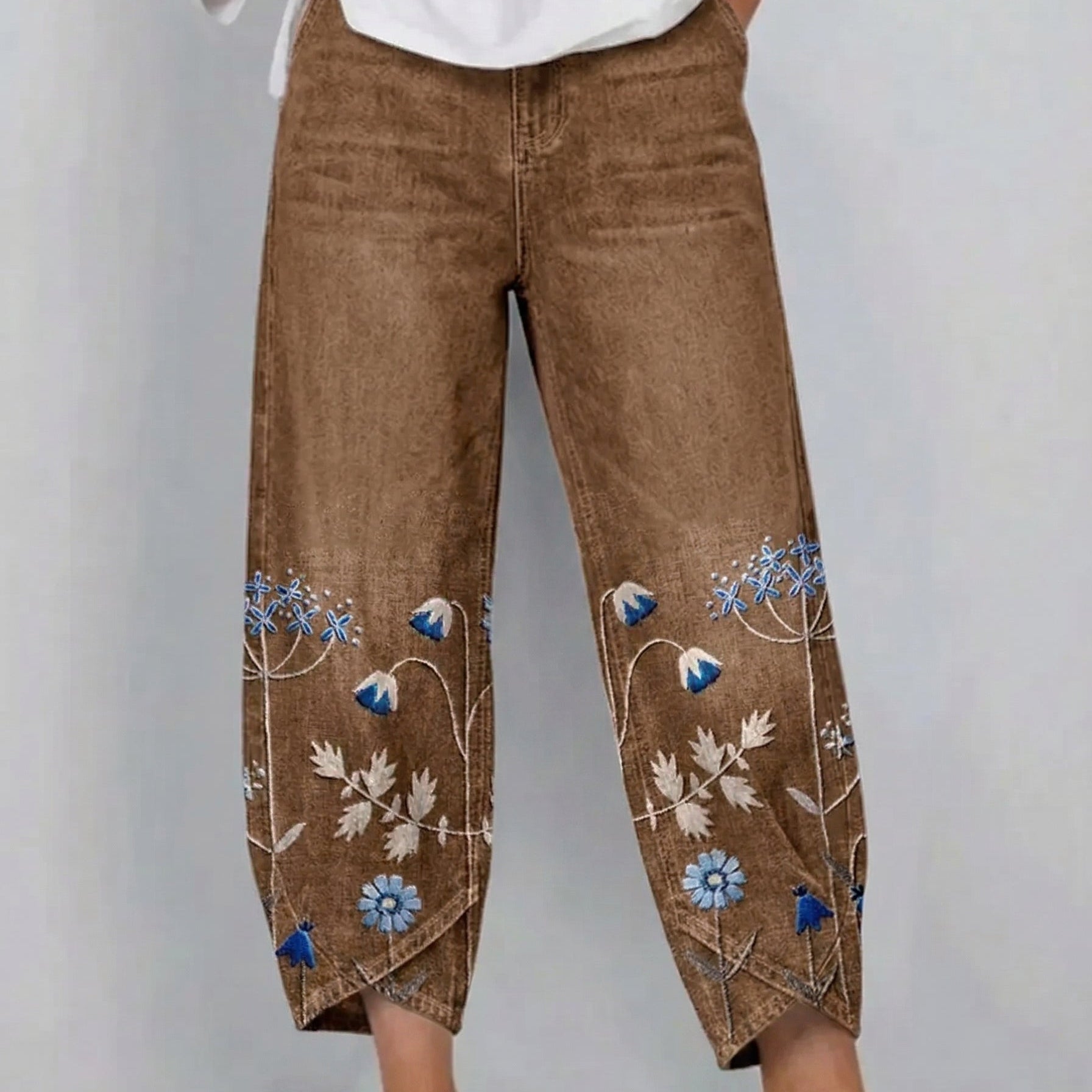 Alejandra™| Pantalones bordados elegantes casuales